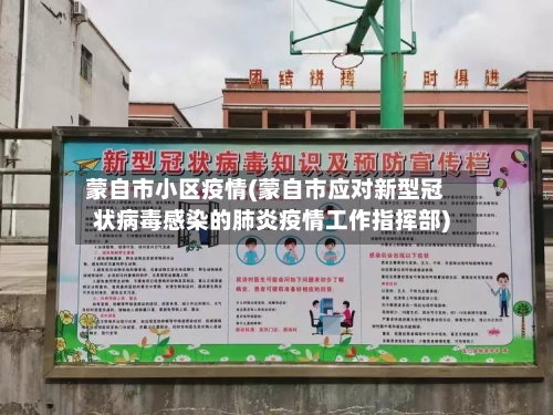 蒙自市小区疫情(蒙自市应对新型冠状病毒感染的肺炎疫情工作指挥部)-第3张图片