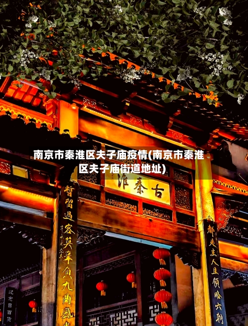 南京市秦淮区夫子庙疫情(南京市秦淮区夫子庙街道地址)-第1张图片