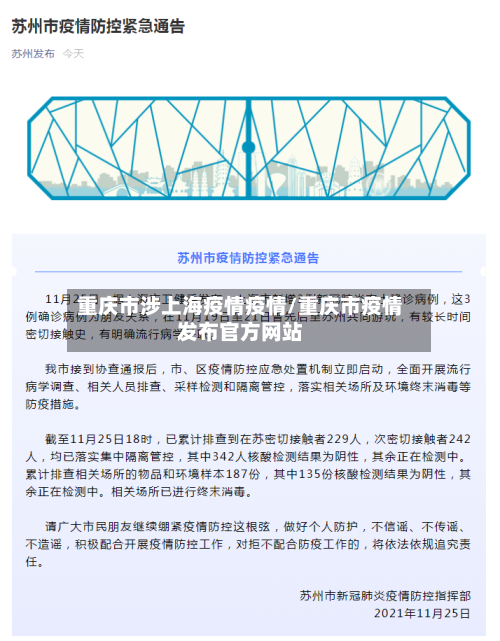 重庆市涉上海疫情疫情/重庆市疫情发布官方网站-第2张图片
