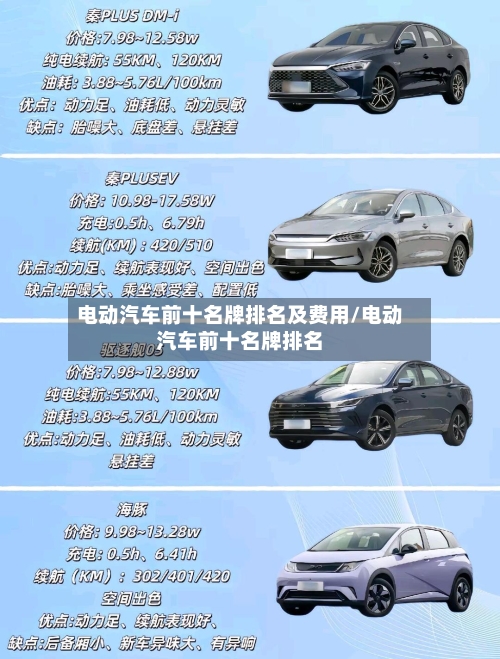 电动汽车前十名牌排名及费用/电动汽车前十名牌排名-第2张图片