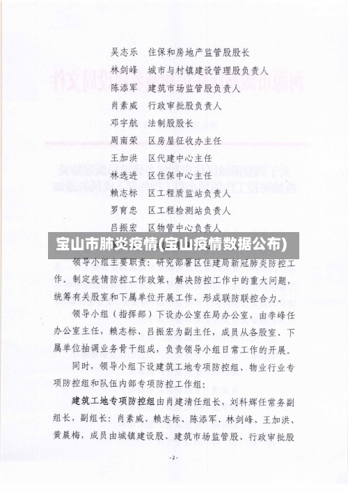 宝山市肺炎疫情(宝山疫情数据公布)-第1张图片