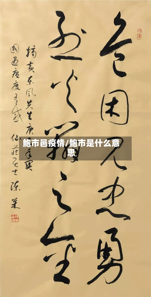 鲍市邑疫情/鲍市是什么意思-第1张图片