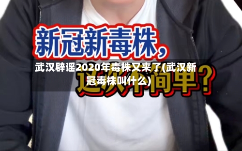 武汉辟谣2020年毒株又来了(武汉新冠毒株叫什么)-第1张图片