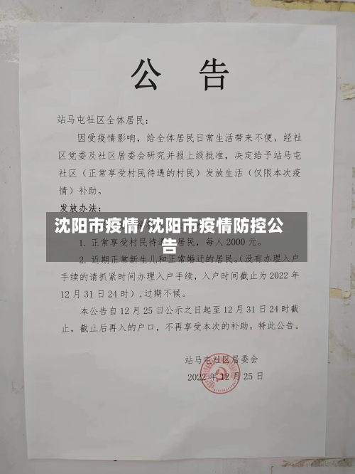 沈阳市疫情/沈阳市疫情防控公告-第2张图片