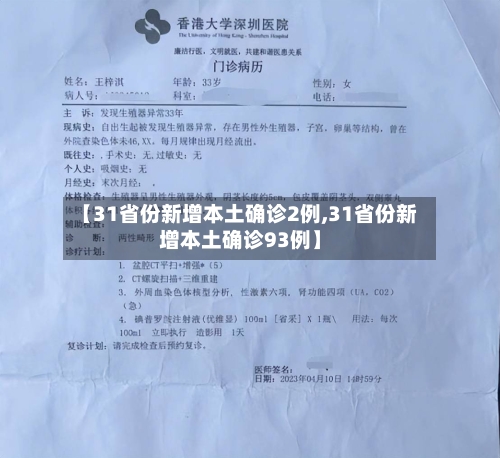 【31省份新增本土确诊2例,31省份新增本土确诊93例】-第1张图片