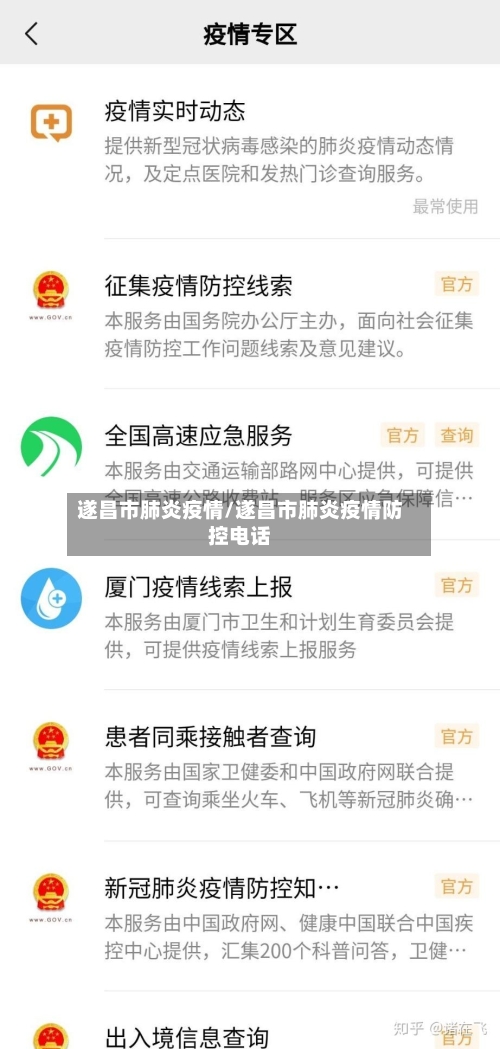 遂昌市肺炎疫情/遂昌市肺炎疫情防控电话-第1张图片