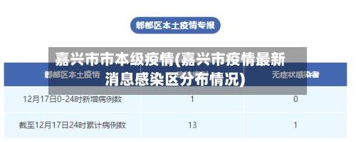 嘉兴市市本级疫情(嘉兴市疫情最新消息感染区分布情况)-第2张图片