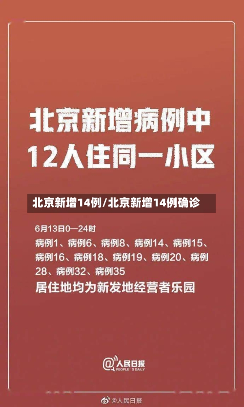 北京新增14例/北京新增14例确诊-第3张图片