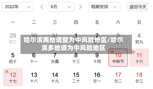 哈尔滨两地调整为中风险地区/哈尔滨多地调为中风险地区-第2张图片