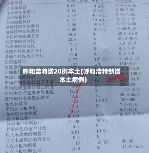 呼和浩特增20例本土(呼和浩特新增本土病例)-第2张图片