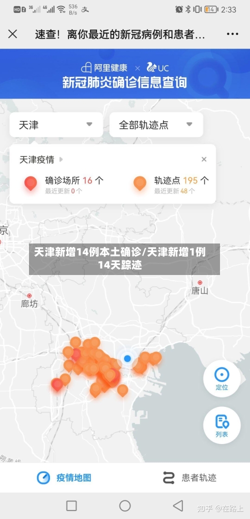 天津新增14例本土确诊/天津新增1例14天踪迹-第2张图片