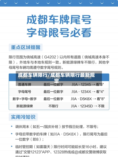 成都车辆限行/成都车辆限行最新规定-第2张图片